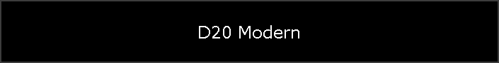 D20 Modern